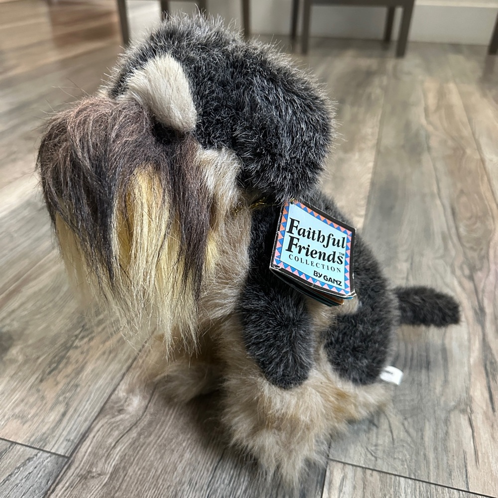 NWT Vintage 1993 Ganz Faithful Friends Collection miniature schnauzer